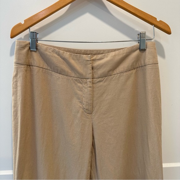Apostrophe Stretch Women's Linen Blend Wide Leg Pants Size 4 - Picture 3 of 5